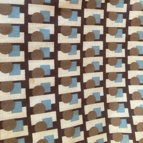 Wow & Flutter Art Deco Print A-line mini jumper w/pockets Large - Picture 9 of 14